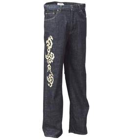 絡繰魂 デニムパンツ ネイビー