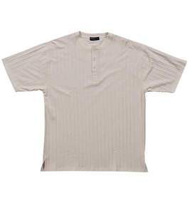 MICHIKO LONDON KOSHINO ヘンリーTシャツ半袖 オフホワイト