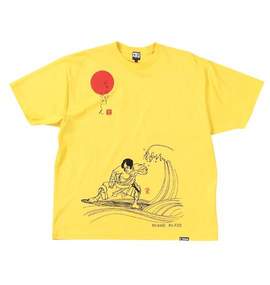 波乗達人 Tシャツ(半袖) イエロー