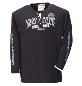 LIFE GUARD フェイクレイヤードTシャツ ブラック