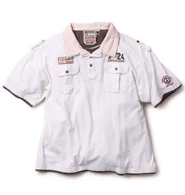 LIFE GUARD ポロシャツ(半袖) オフホワイト