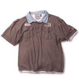 LIFE GUARD ポロシャツ(半袖) チャコールグレー