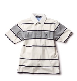 POLO BCS ラガーシャツ半袖 オフホワイト
