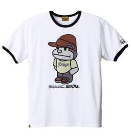 Gorilla Tシャツ(半袖) ホワイト