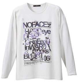 Pincponc フォトプリントTシャツ ライトグレー