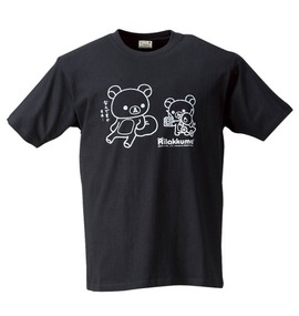 リラックマ Tシャツ(半袖) ブラック