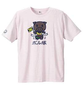 豊天 和柄Tシャツ(半袖) ライトピンク