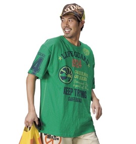 LIFE GUARD Tシャツ半袖 グリーン
