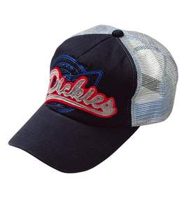 DICKIES フェルトロゴキャップ ネイビー×グレー