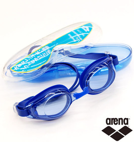 arena スイムグラス ブルー×ネイビー