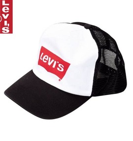 Levi's メッシュキャップ ブラック×ホワイト