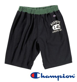 Champion イージーハーフパンツ ブラック