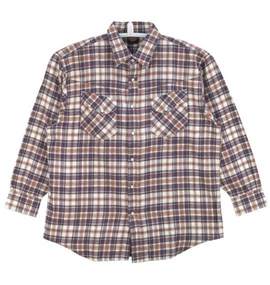 GRIND ネルシャツ パープル系