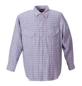 GRIND ネルシャツ ブルー系