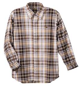 CLENCH チェックシャツ ブラウン系