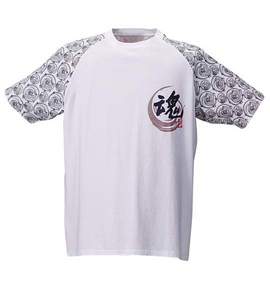 魂 ラグランTシャツ(半袖) ホワイト
