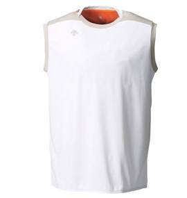 DESCENTE ノースリーブ ホワイト