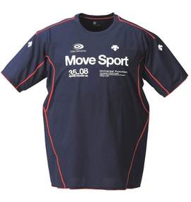 DESCENTE Tシャツ(半袖) ネイビー