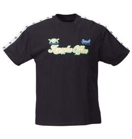 SOUL SPORTS×KENSUKE OFFICE Tシャツ半袖 ブラック