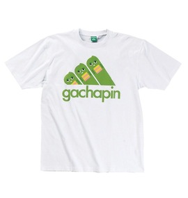 GACHAPIN×MUKKU Tシャツ(半袖) ホワイト