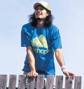 GACHAPIN×MUKKU Tシャツ(半袖) ブルー