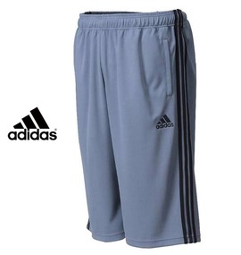 adidas ハーフパンツ チャコールグレー