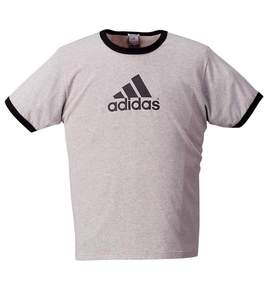adidas ロゴTシャツ(半袖) モクグレー