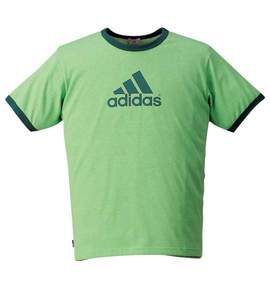 adidas ロゴTシャツ(半袖) モクグリーン