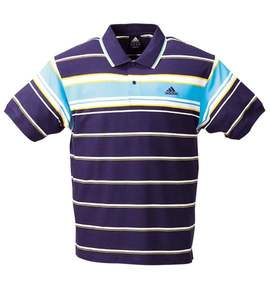 adidas ポロシャツ(半袖) ネイビー