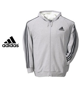 adidas パーカートレーナー モクグレー