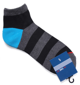  ラガーボーダーソックス ブラック