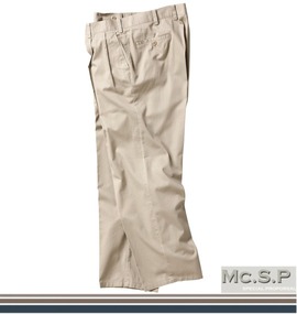 Mc.S.P ツータックパンツ ベージュ