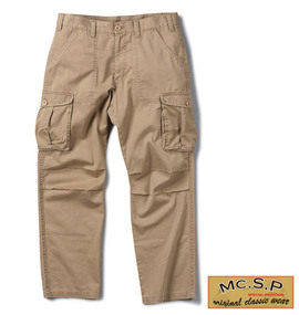 Mc.S.P ツイルカーゴパンツ ベージュ