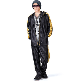 Mc.S.P パーカー長袖ジャージセット ブラック×ゴールド