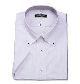 HIROKO KOSHINO HOMME ドゥエB.D半袖シャツ ライトグレー