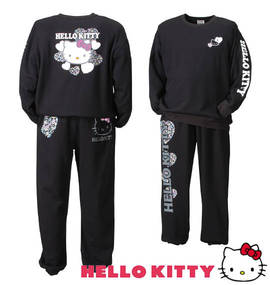 HELLO KITTY トレーナーセット ブラック