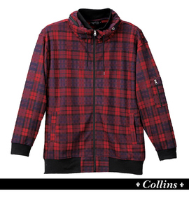 COLLINS ボリュームネックジャケット ワイン系