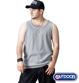 OUTDOOR PRODUCTS タンクトップ モクグレー