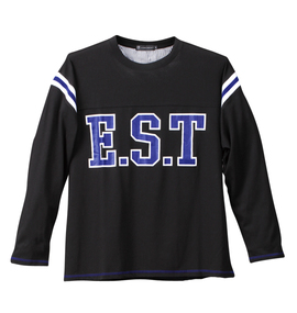 UNMOMENT フットボール長袖Tシャツ ブラック