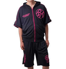 ZAPATEAR 半袖パーカージャージセット ブラック