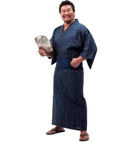  浴衣 ネイビー