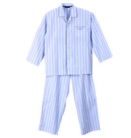 a.v.v HOMME ストライプ長袖パジャマ サックス