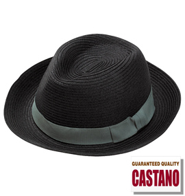  ペーパー中折れハット ブラック