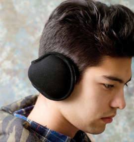 CASTANO スウェットイヤーマフ ブラック