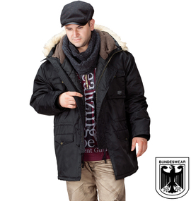 BUNDESWEAR M-65中綿パーカージャケット ブラック