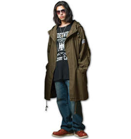 BUNDESWEAR M-51ツイルモッズコート カーキ