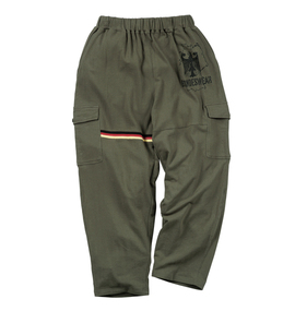 BUNDESWEAR スウェットカーゴパンツ カーキ