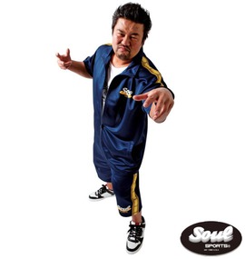 SOUL SPORTS ジャージセット(半袖) ネイビー