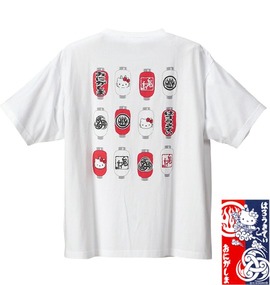 はろうきてぃ おにがしま 和柄Tシャツ（半袖） ホワイト