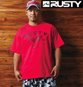 RUSTY Tシャツ(半袖) レッド